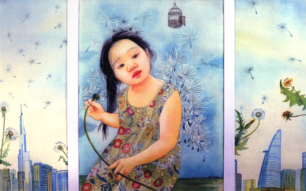 Tác phẩm Mỹ thuật “Chắp cánh ước mơ”